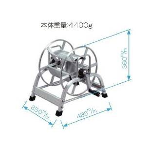 永田 動噴ホースリール 8.5mm×50m 1...の詳細画像1