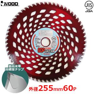 山林用チップソー 竹用 チップソー 255mm 255 60p 竹切 刈払機 草刈機