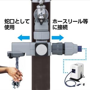 水道蛇口分岐 シャワー ラクロック ホースジョ...の詳細画像2