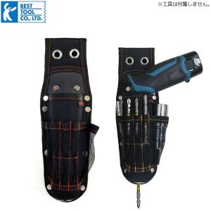 SK11 本革製 ペン型 充電インパクトドライバー用ケース 工具差し DVC