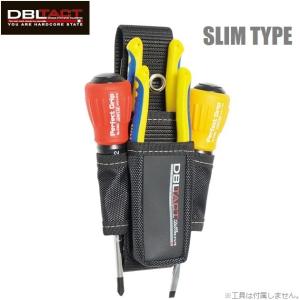 腰道具　一式　ドライバー　電工ナイフ　レンチ付き DBLTACT 工具差し 7丁 マーカー差し付 腰袋 電工袋 ペンチ差し