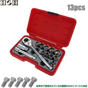ヒット商事 ソケットレンチセット 1/2（12.7mm)インチ角 オール