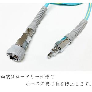 十川 日本製 高圧エアホース 15m 高圧エア...の詳細画像1