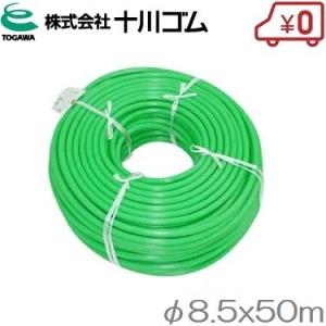 十川ゴム 動噴ホース ライトグリーンホース 8.5mm×10m G1/4 5.0MPa