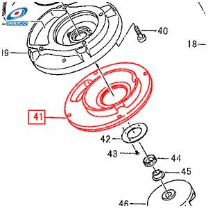 ツルミポンプ 水中ポンプ用 ストレーナースタンドKTV2-15/KTV2-22用