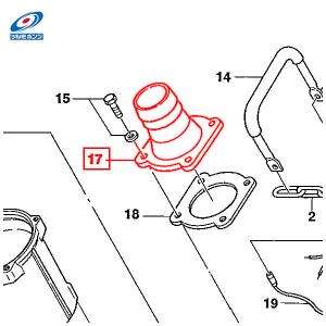 ツルミポンプ 水中ポンプ用 ホースカップリング KTV2-15用 KTV2-22用