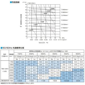 ツルミポンプ ルーツブロワー 5TBE125H...の詳細画像2