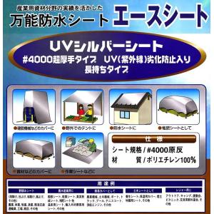 UV剤入 シルバーシート 超厚手 #4000 ...の詳細画像2