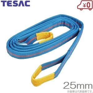 テザック スリングベルト 7m ブルースリング IIIE/両端アイ 25mm×7m 