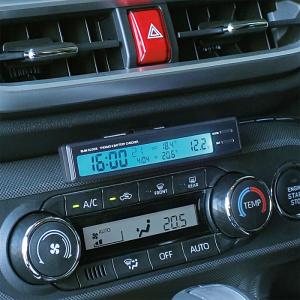 YAC 車用 時計 デジタル 常時点灯 メータ...の詳細画像1