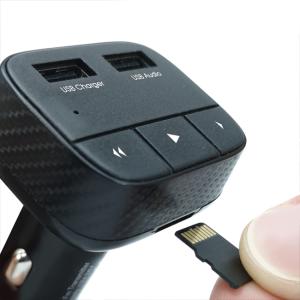 FMトランスミッター 音楽再生 充電 USBポ...の詳細画像3