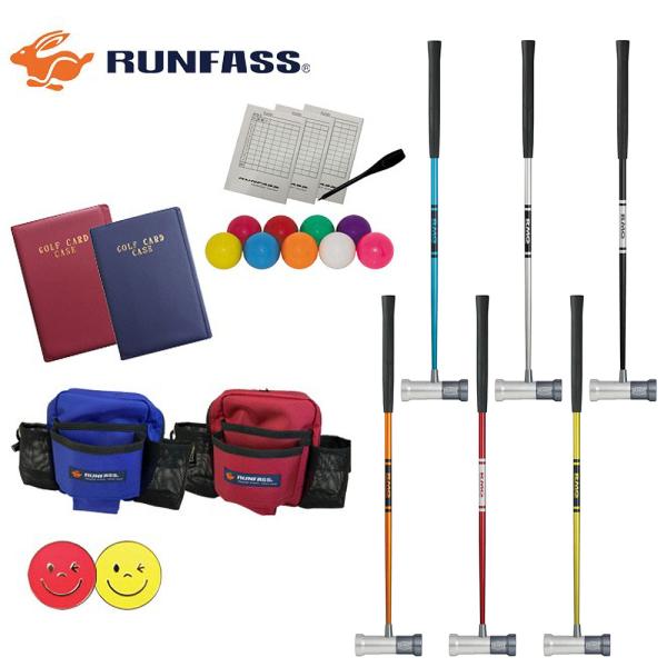 NEW マレットゴルフ スティック ランファス RUNFASS クラブアベレージ5点セット AR20...