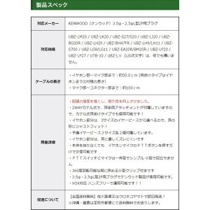 ケンウッド用 イヤホンマイク 2ピン デミトス...の詳細画像4