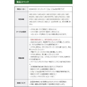 ケンウッド用 イヤホンマイク 2ピン デミトス...の詳細画像4