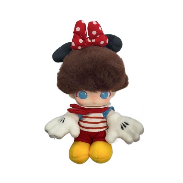 POP MART◆DIMOO WORLD×Disney/ぬいぐるみキーチェーン/ミニーマウス/本体の...