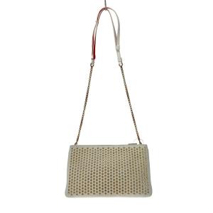 Christian Louboutin◆Christian Louboutin クリスチャンルブタン ショルダーバッグ/WHT