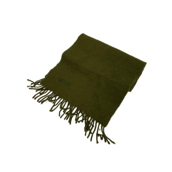 CELINE◆CELINE セリーヌ マフラー/ウール/GRN/レディース