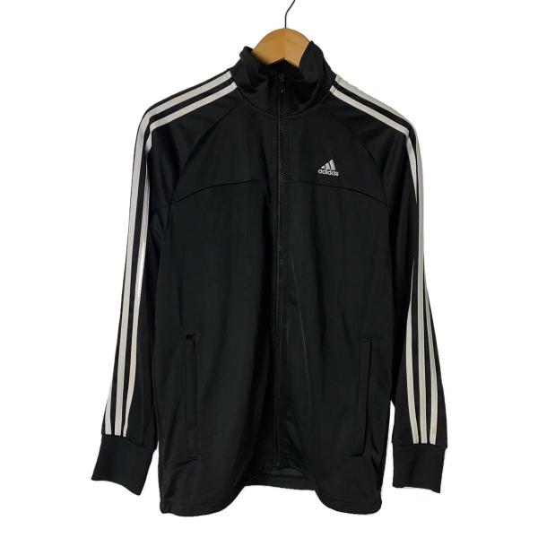 adidas◆アディダス/トラックジャケット/Mサイズ/ポリエステル/ブラック/APU008