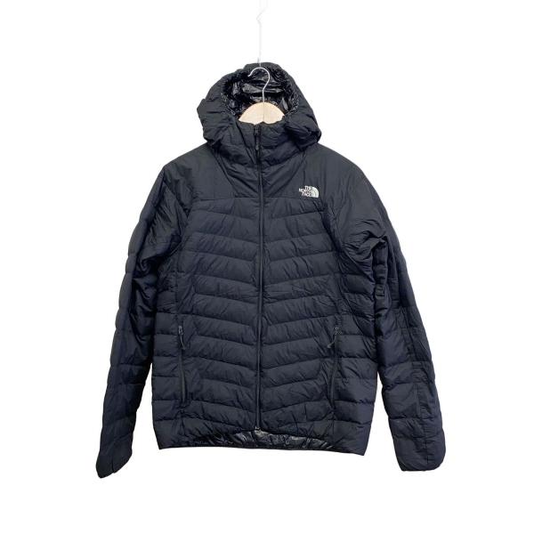 THE NORTH FACE◆THUNDER HOODIE_サンダーフーディ/L/ナイロン/BLK/...
