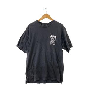 STUSSY◆Tシャツ/M/コットン/GRY/無地//