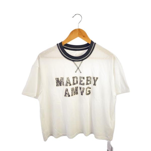 AMERI◆Tシャツ/FREE/コットン/GRY/無地/02410381310