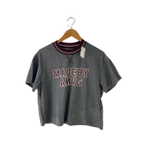 AMERI◆Tシャツ/FREE/コットン/WHT/無地/02410381310