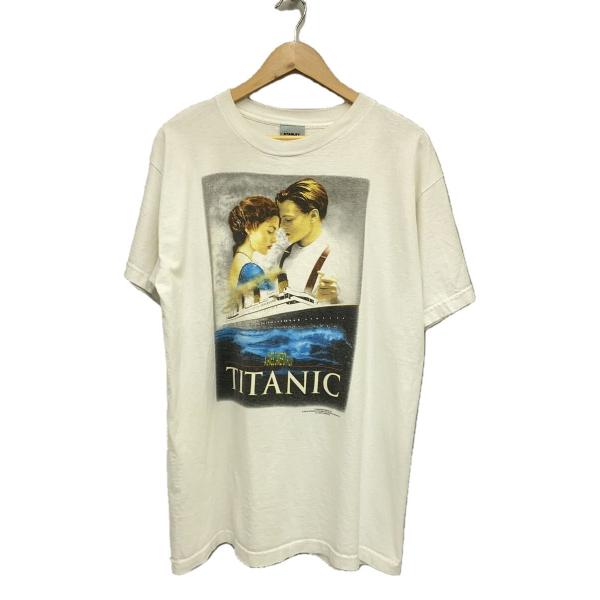 STANLEY DESANTIS◆90s/USA製/タイタニック/ムービーTシャツ/L/コットン/W...