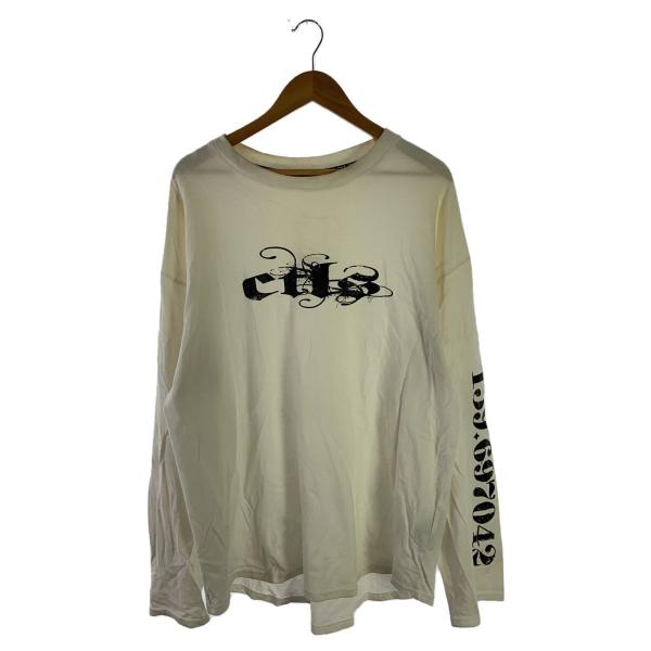 CVTVLIST◆長袖Tシャツ/2/コットン/WHT/無地/2101090303
