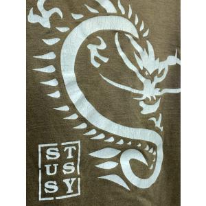 STUSSY◆Tシャツ/M/コットン/BRW/...の詳細画像4