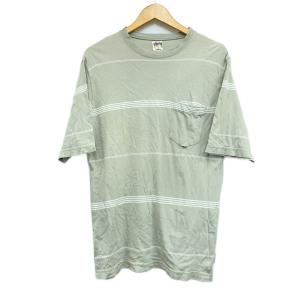 STUSSY◆00s/OLD/Tシャツ/S/コットン/GRY
