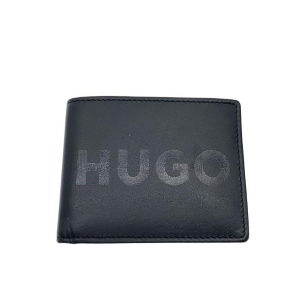 HUGO BOSS◆2つ折り財布/--/BLK/メンズ