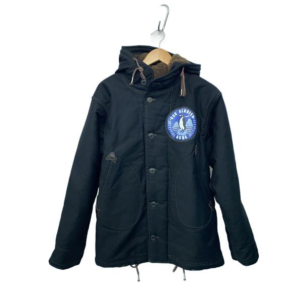 COLIMBO◆OBSERVE PARKA AMEND/ジャケット/42/コットン/BLK/1013...