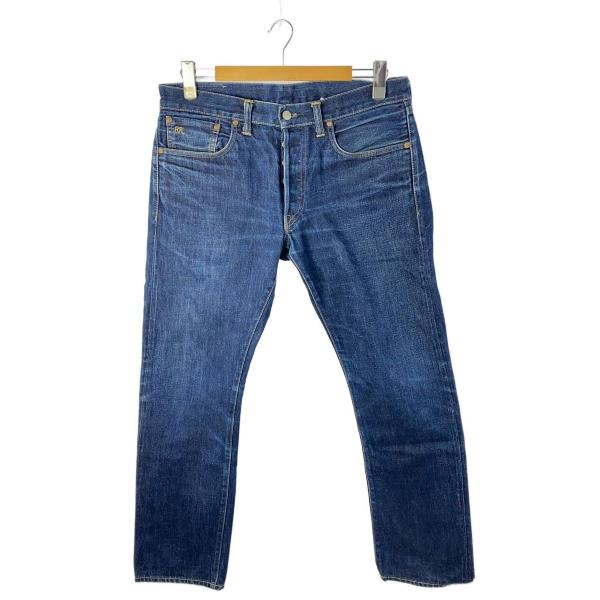 RRL◆ボトム/33/デニム/IDG/無地/R151RB03