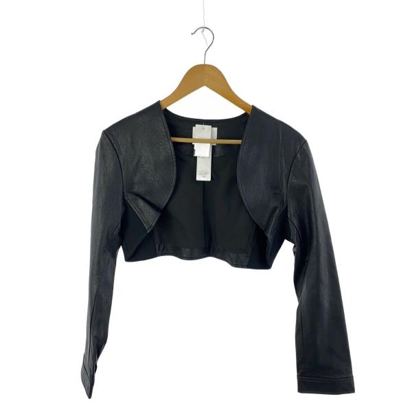 AMERI◆ジャケット/FREE/フェイクレザー/BLK/01321561190