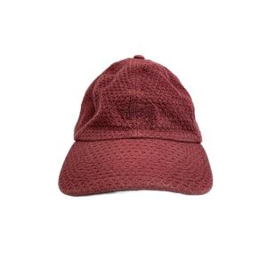 STUSSY◆キャップ/--/ポリエステル/BRD/メンズ