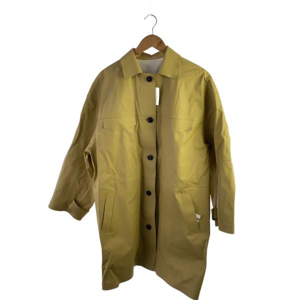 AMERI◆ステンカラーコート/M/フェイクレザー/BEG/01410740180