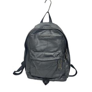 Supreme◆Patchwork Leather Backpack/リュック/レザー/BLK