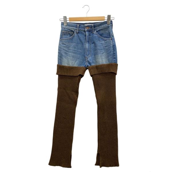 PHEENY◆JEANS WITH LEG WARMER/ボトム/PA18-PT06