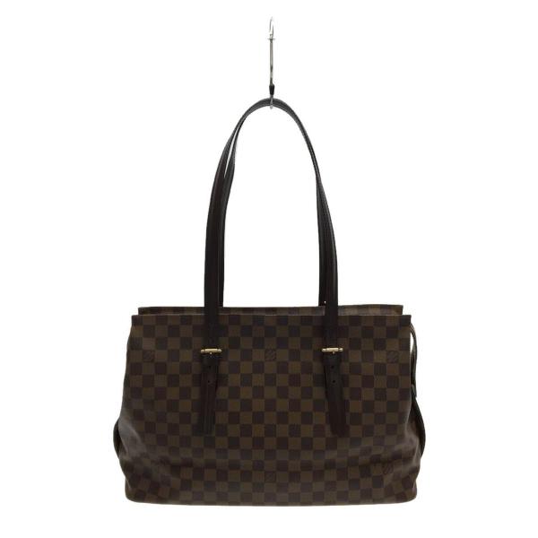 LOUIS VUITTON◆チェルシー_ダミエ・エベヌ_BRW/PVC/BRW/N51119