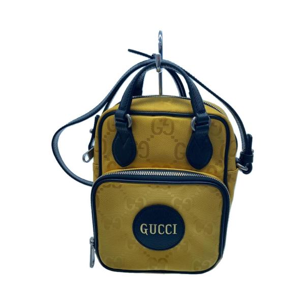 GUCCI◆Off The Grid Shoulder Bag/GGナイロン/YLW/総柄/6258...