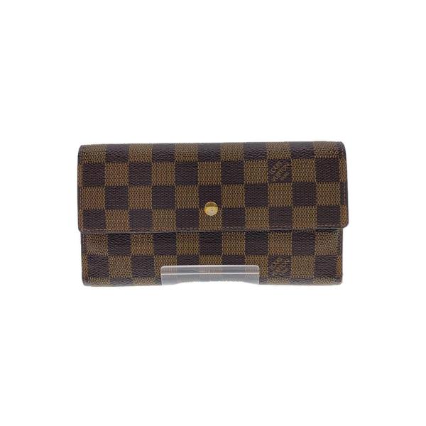 LOUIS VUITTON◆長財布/ビニール/ブラウン/総柄/メンズ/N61217/FL4007/ル...