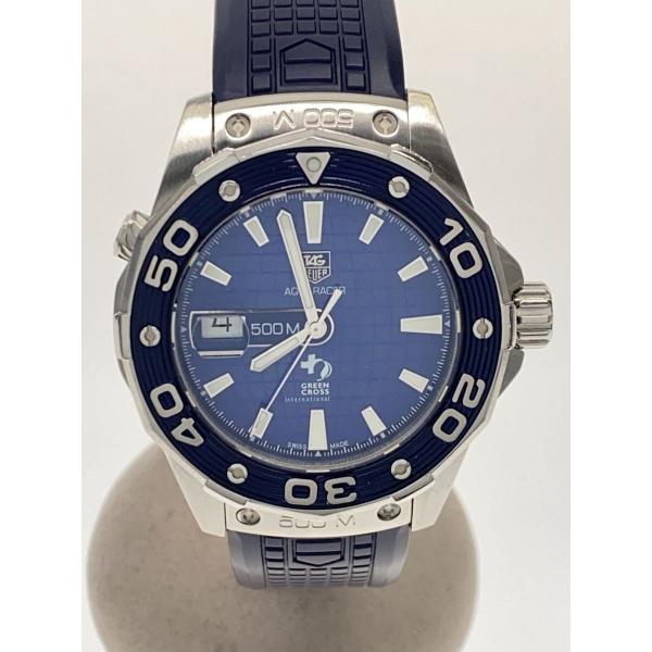 TAGHeuer◆アクアレーサー/キャリバー5/自動巻腕時計/アナログ/ラバー/NVY/NVY/WA...