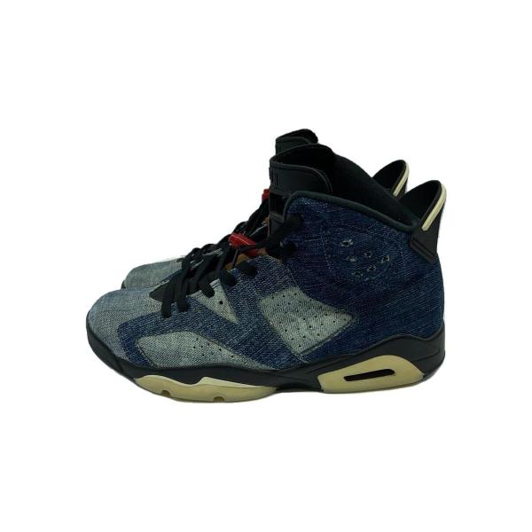 NIKE◆AIR JORDAN RETRO 6/エアジョーダン6 レトロ/インディゴ/CT5350-...