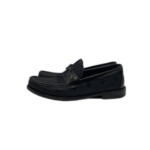 LOUIS VUITTON◆ローファー/UK8/BLK/1ADE69