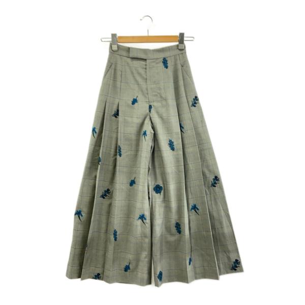 AMERI◆25aw/CHECK FLOWER PLEATS/S/0125208930570