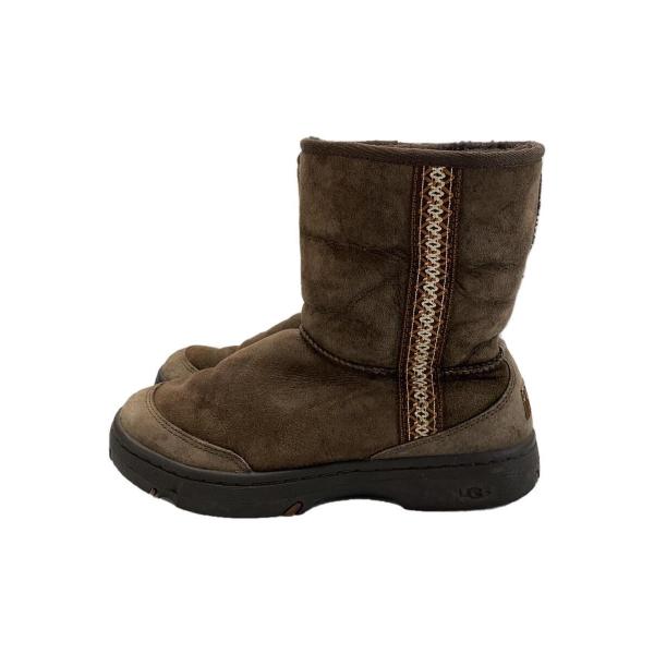 UGG australia◆クラシックショートブーツ/US8/BRW/スウェード/F8008D//