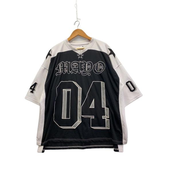 MAYO◆Tシャツ/M/ポリエステル/BLK/R24MY-GT103