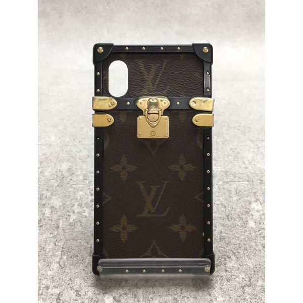 LOUIS VUITTON◆アイ・トランクライトiPhoneX&amp;XS_モノグラム/PVC/BRW