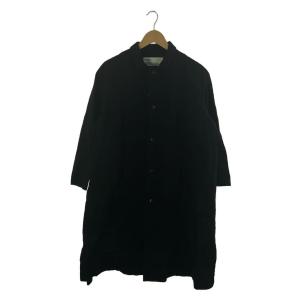 HARVESTY◆ステンカラーコート/1/コットン/BLK/無地｜ssol-shopping