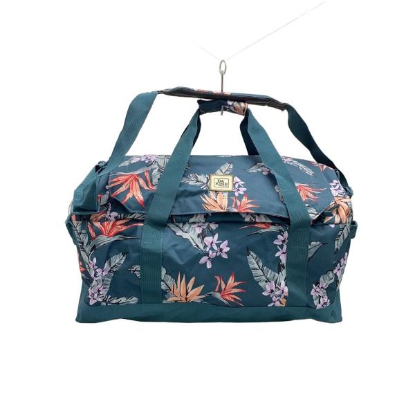 DAKINE◆ボストンバッグ/--/ネイビー/総柄/50L/折りたたみ